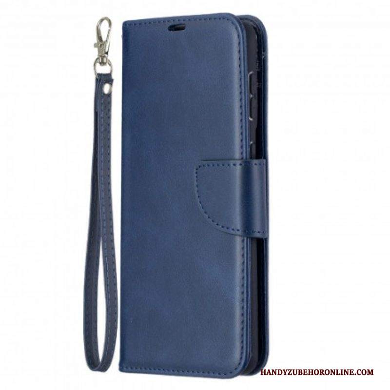 Custodia in pelle Samsung Galaxy S21 Plus 5G Folio Cover Lembo Liscio Obliquo