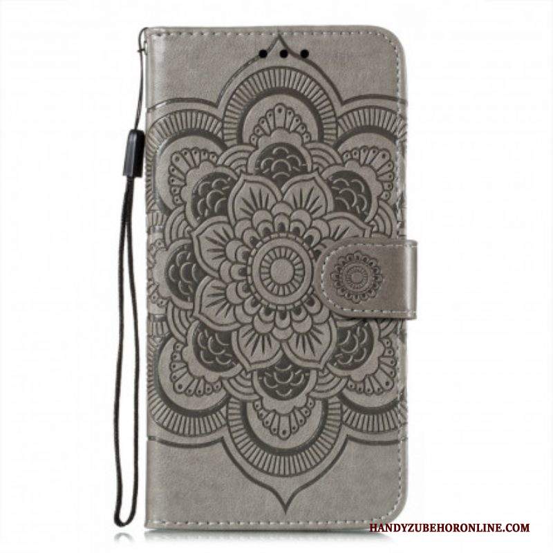 Custodia in pelle Samsung Galaxy S21 Ultra 5G Mandala Completo