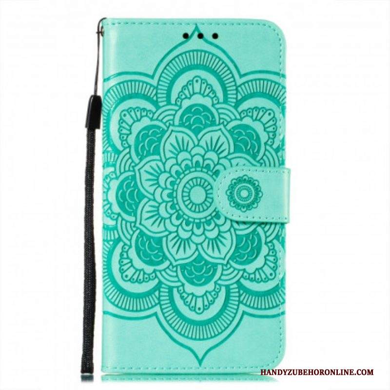 Custodia in pelle Samsung Galaxy S21 Ultra 5G Mandala Completo