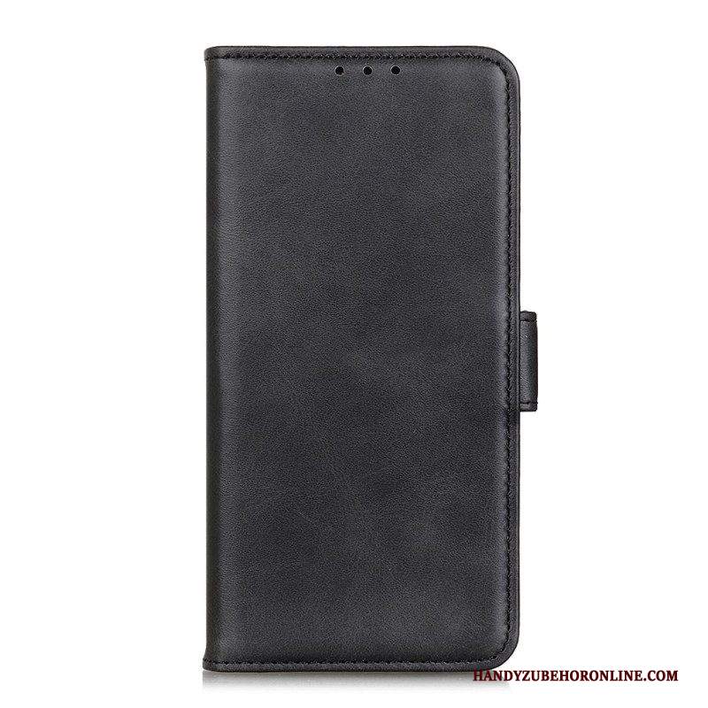 Custodia in pelle Samsung Galaxy S22 5G Folio Cover Doppio Lembo