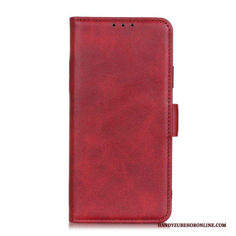 Custodia in pelle Samsung Galaxy S22 5G Folio Cover Doppio Lembo