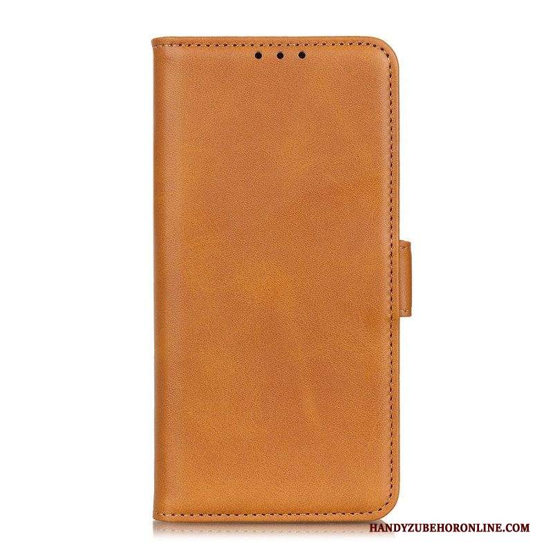 Custodia in pelle Samsung Galaxy S22 5G Folio Cover Doppio Lembo