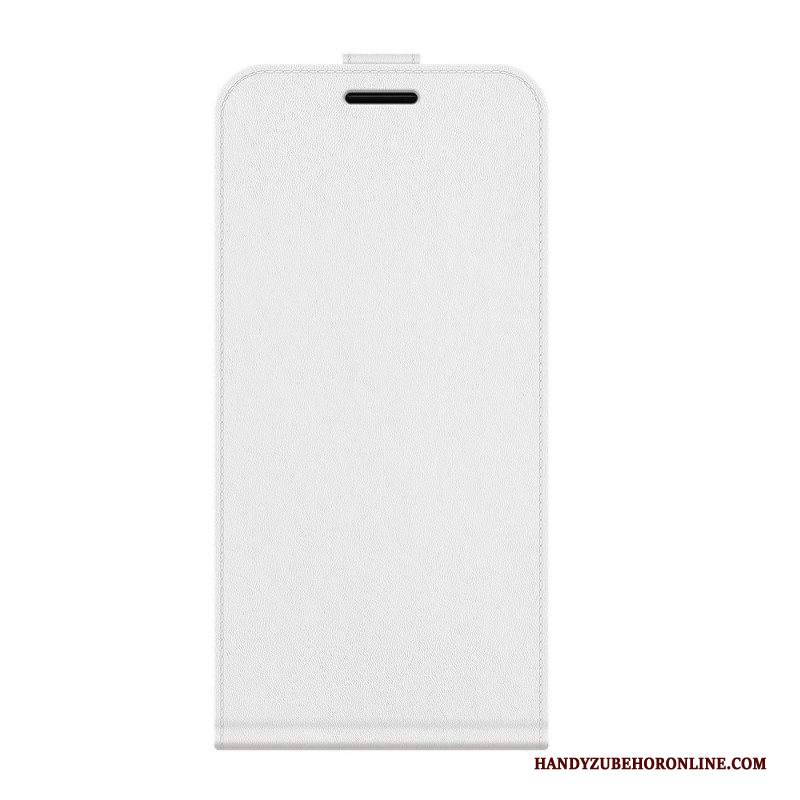 Custodia in pelle Samsung Galaxy S22 5G Folio Cover Patta Verticale Effetto Pelle