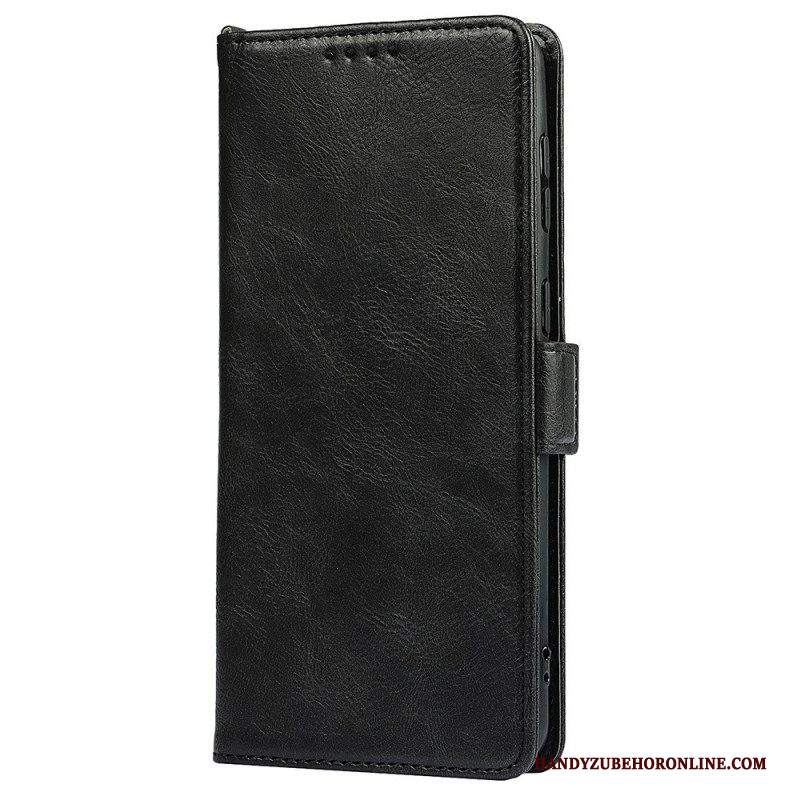 Custodia in pelle Samsung Galaxy S22 5G Tecnologia Rfid Style Leather