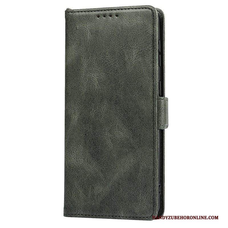 Custodia in pelle Samsung Galaxy S22 5G Tecnologia Rfid Style Leather