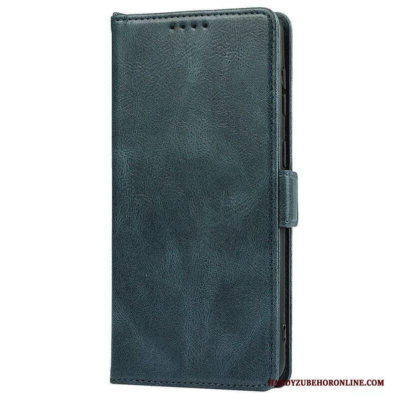 Custodia in pelle Samsung Galaxy S22 5G Tecnologia Rfid Style Leather