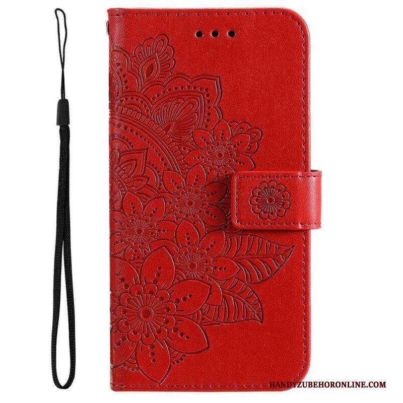 Custodia in pelle Samsung Galaxy S23 Plus 5G Mandala Strappy