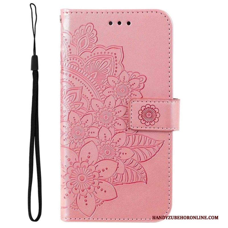 Custodia in pelle Samsung Galaxy S23 Plus 5G Mandala Strappy