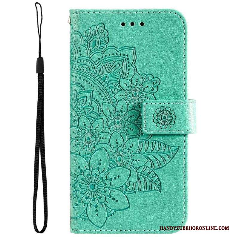 Custodia in pelle Samsung Galaxy S23 Plus 5G Mandala Strappy