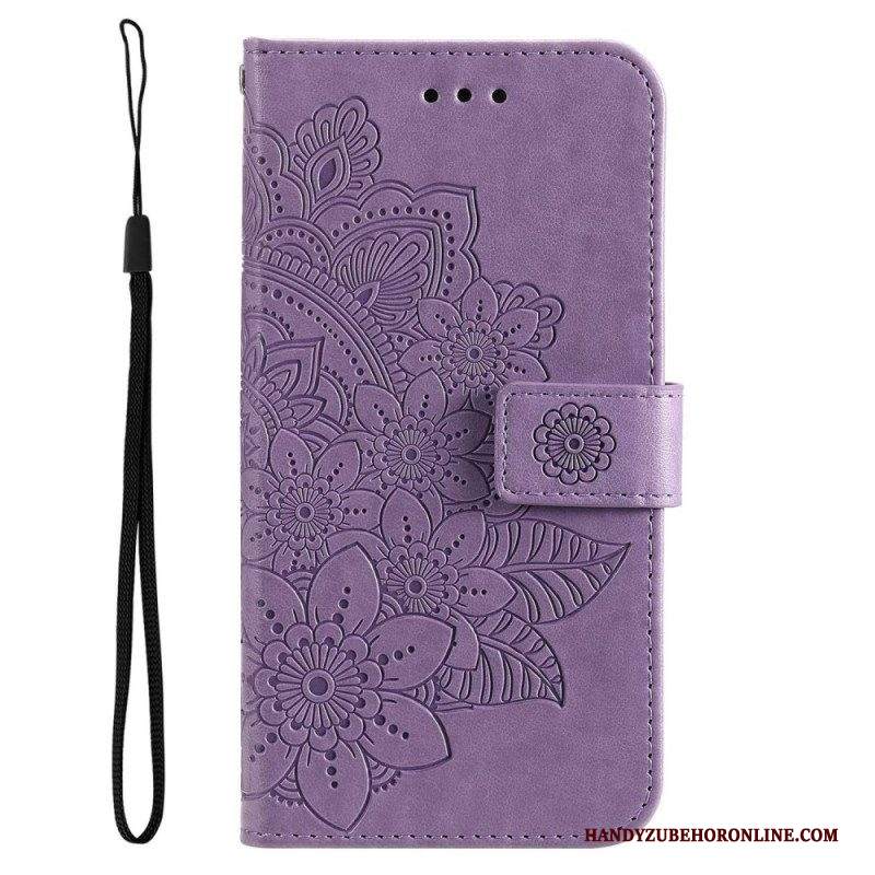 Custodia in pelle Samsung Galaxy S23 Plus 5G Mandala Strappy