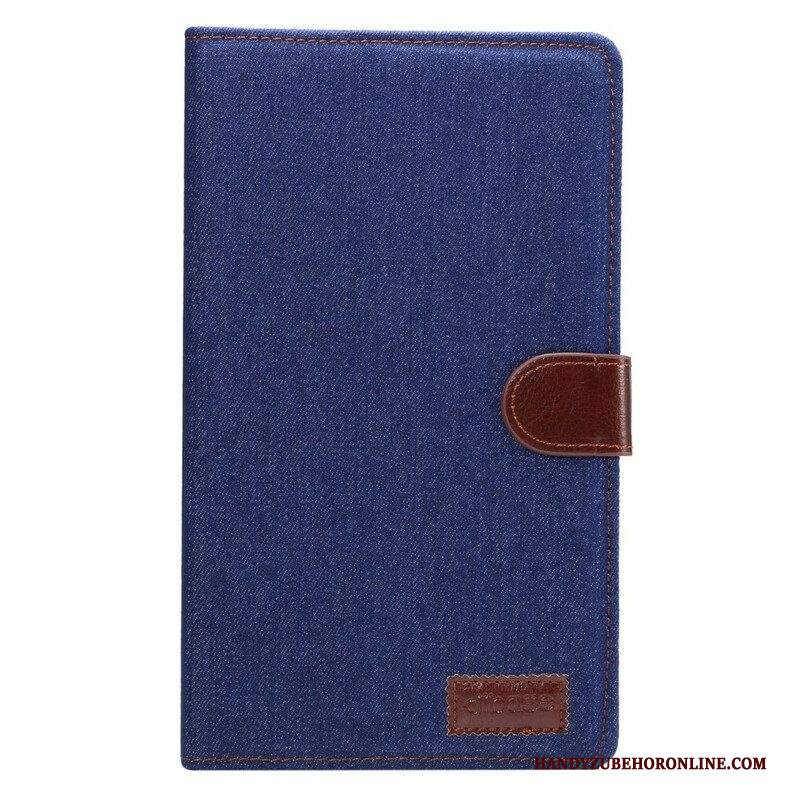 Custodia in pelle Samsung Galaxy Tab A7 Lite Jeans