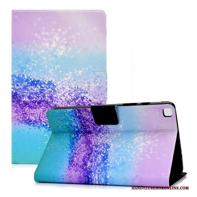 Custodia in pelle Samsung Galaxy Tab A7 Lite Paillettes Lucide