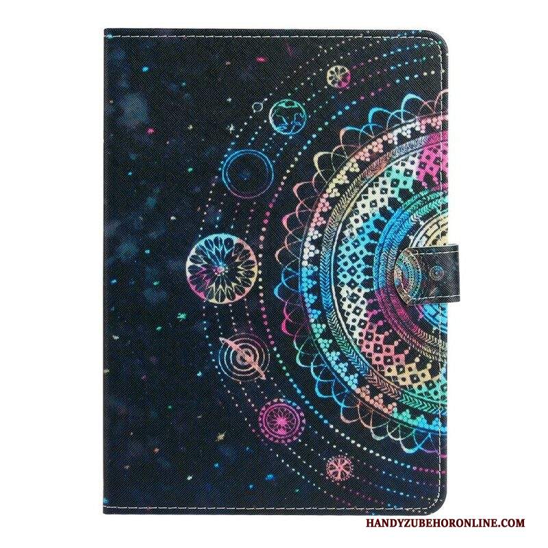 Custodia in pelle Samsung Galaxy Tab A7 Lite Serie Di Arte Mandala