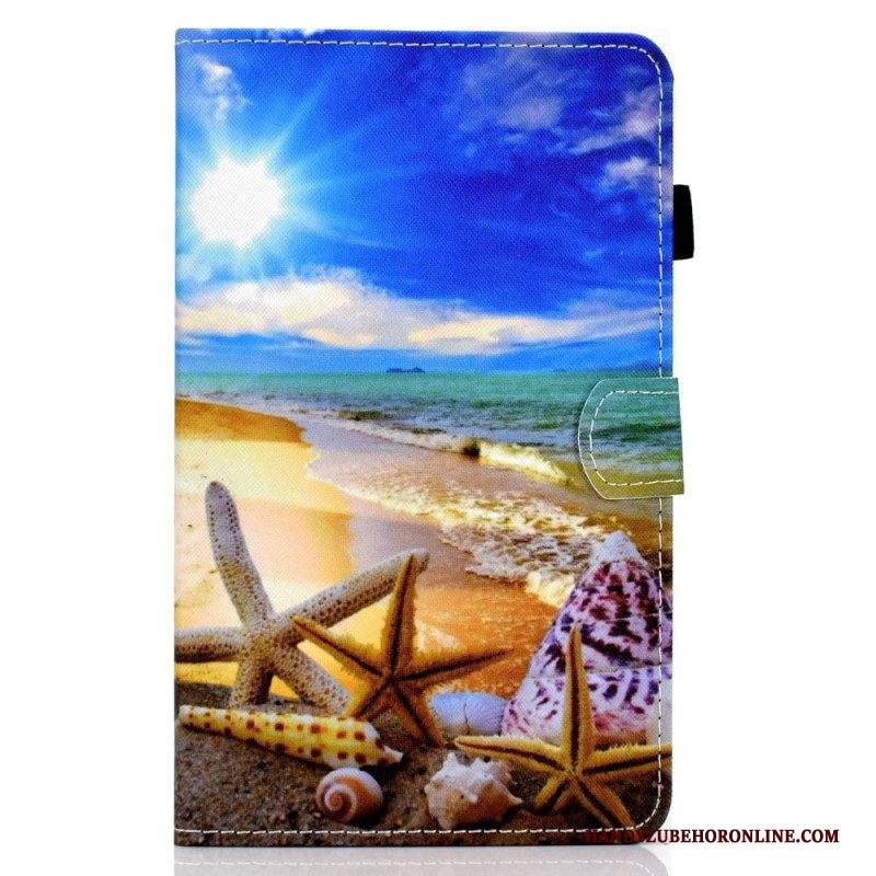 Custodia in pelle Samsung Galaxy Tab A8 (2021) Divertimento In Spiaggia