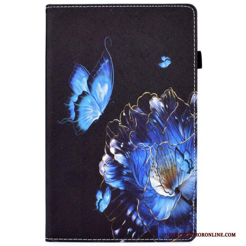 Custodia in pelle Samsung Galaxy Tab A8 (2021) Farfalle Incantate