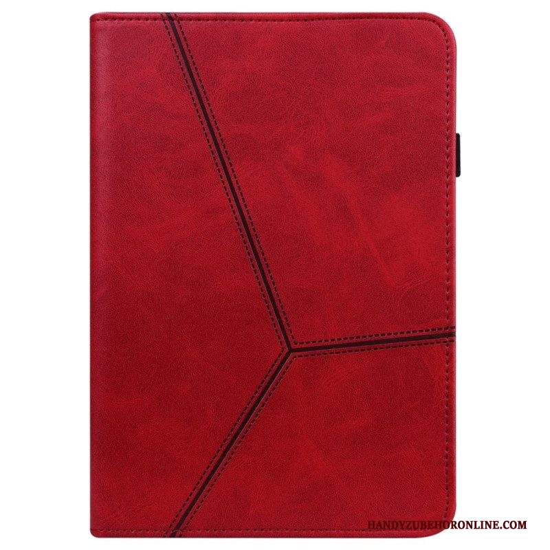 Custodia in pelle Samsung Galaxy Tab A8 (2021) Forme Geometriche