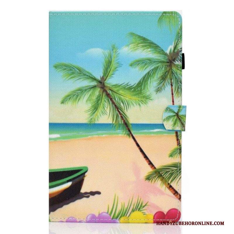 Custodia in pelle Samsung Galaxy Tab A8 (2021) Spiaggia