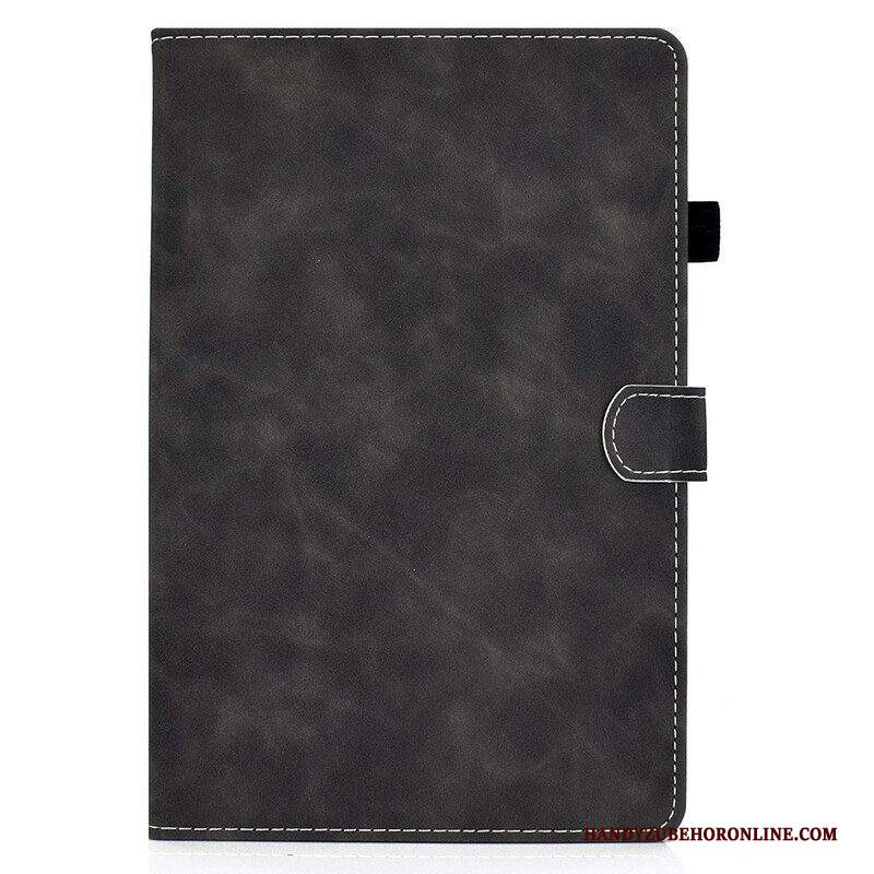 Custodia in pelle Samsung Galaxy Tab S8 / Tab S7 Effetto Pelle Dal Design Vintage