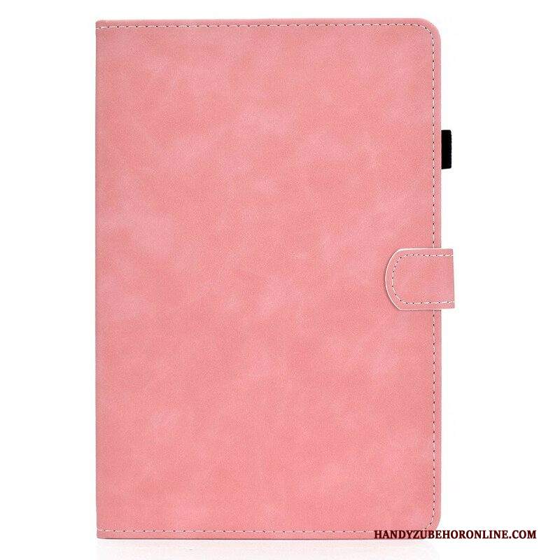 Custodia in pelle Samsung Galaxy Tab S8 / Tab S7 Effetto Pelle Dal Design Vintage