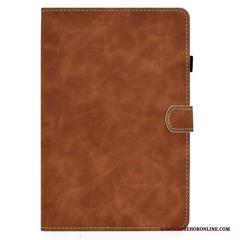 Custodia in pelle Samsung Galaxy Tab S8 / Tab S7 Effetto Pelle Dal Design Vintage