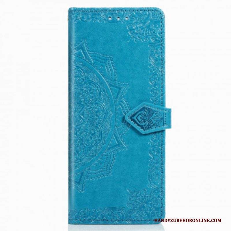 Custodia in pelle Samsung Galaxy Z Fold 3 5G Mandala Medioevo