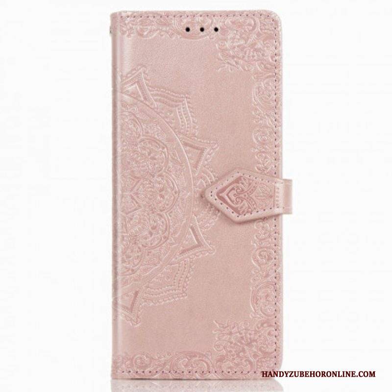 Custodia in pelle Samsung Galaxy Z Fold 3 5G Mandala Medioevo