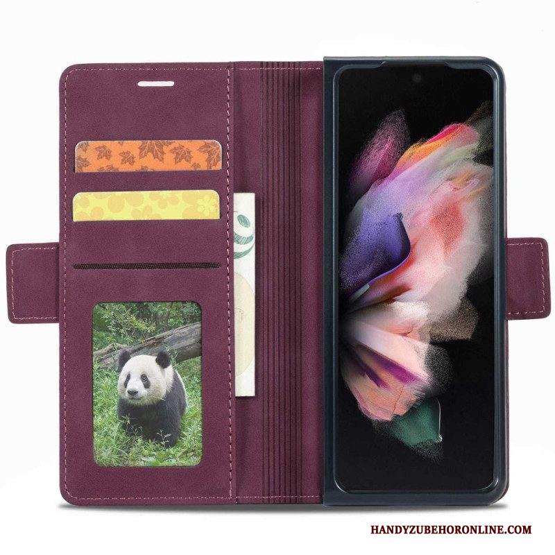 Custodia in pelle Samsung Galaxy Z Fold 4 Forwenw Serie F3