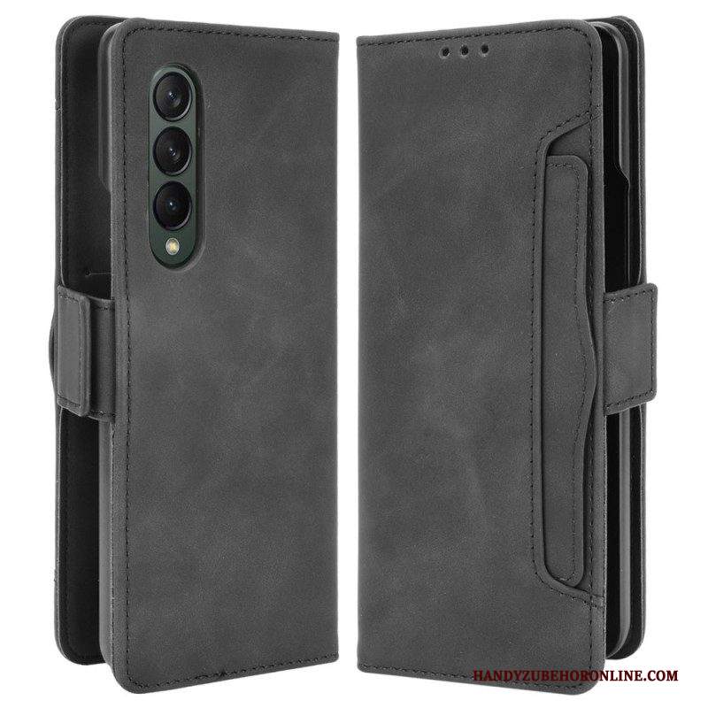 Custodia in pelle Samsung Galaxy Z Fold 4 Spia Lava