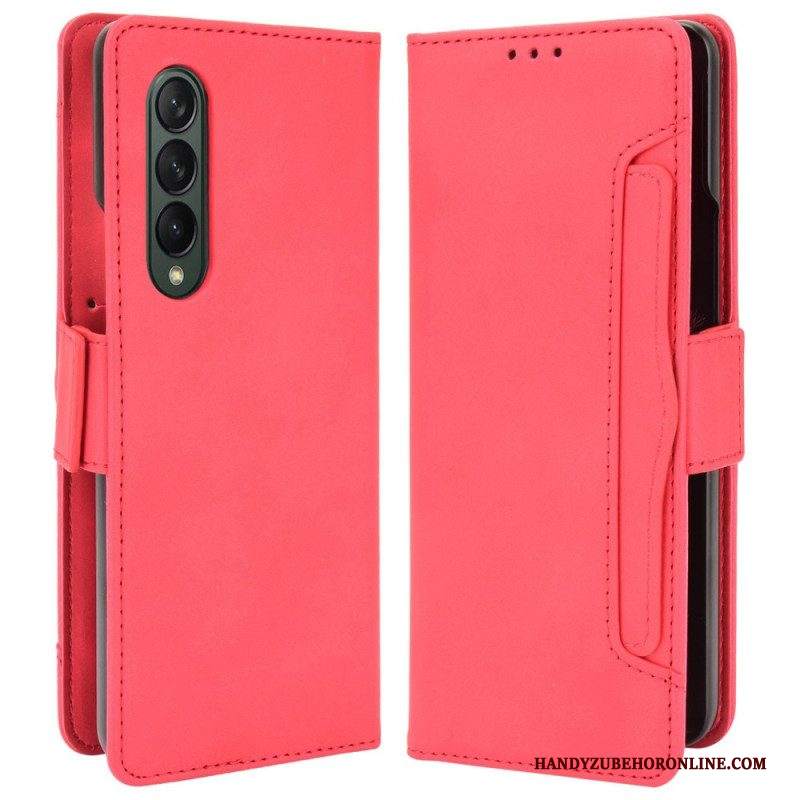 Custodia in pelle Samsung Galaxy Z Fold 4 Spia Lava