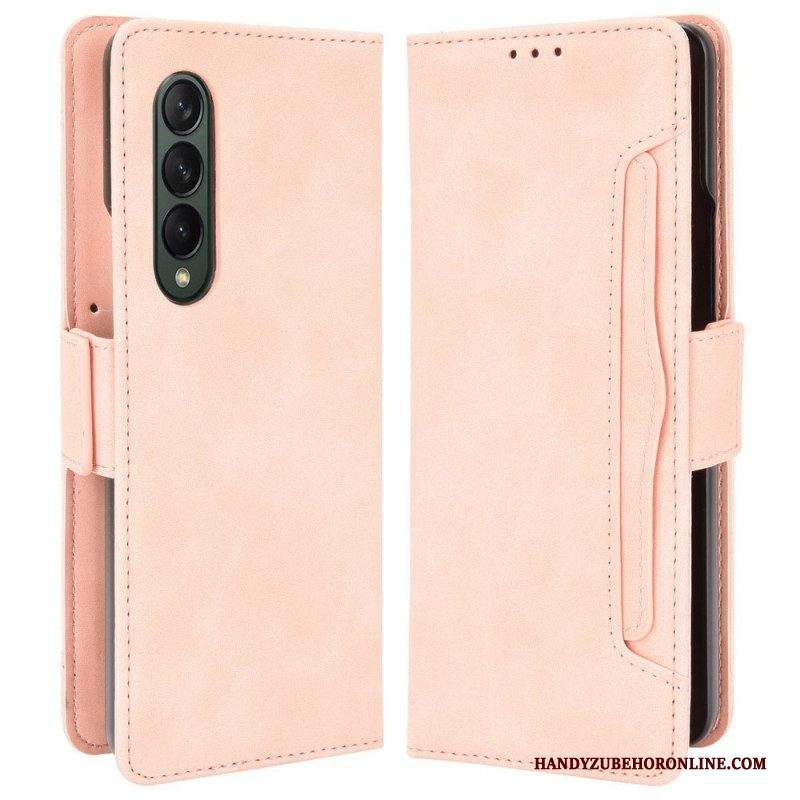 Custodia in pelle Samsung Galaxy Z Fold 4 Spia Lava