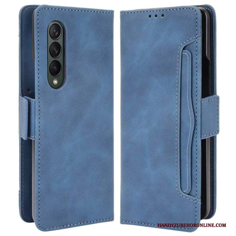 Custodia in pelle Samsung Galaxy Z Fold 4 Spia Lava