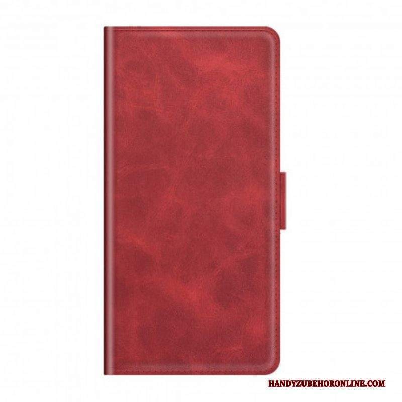 Custodia in pelle Sony Xperia 1 III Folio Cover Doppia Patta Classica