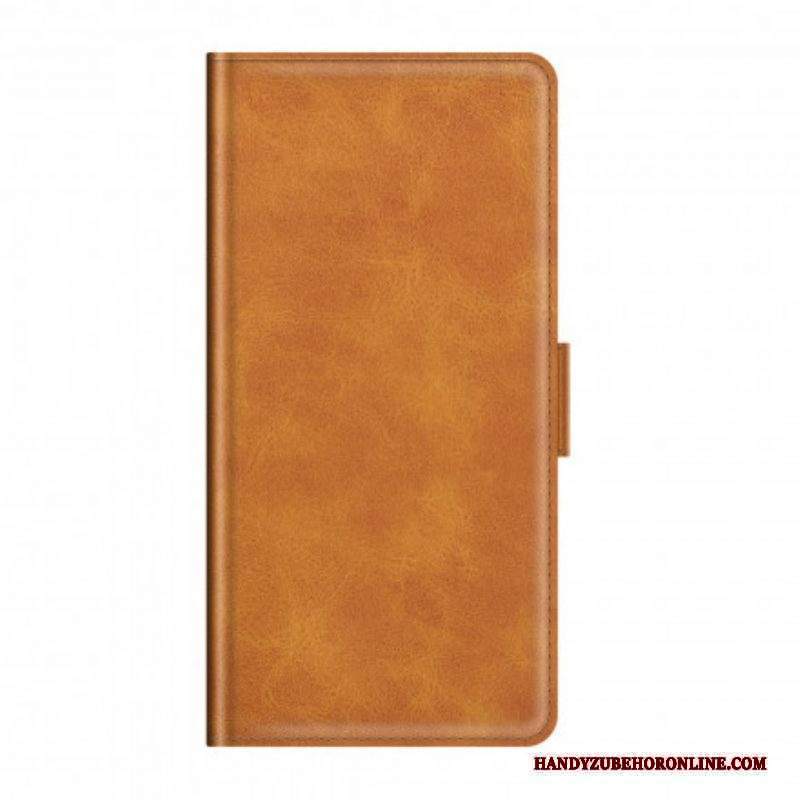 Custodia in pelle Sony Xperia 1 III Folio Cover Doppia Patta Classica