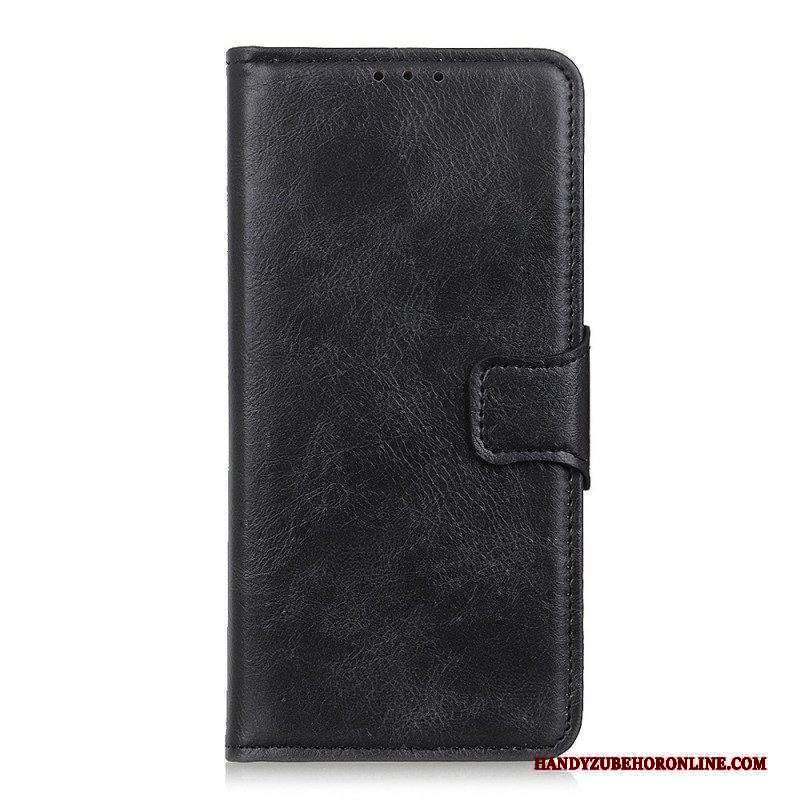 Custodia in pelle Sony Xperia 1 IV Chiusura In Pelle Stile Reversibile