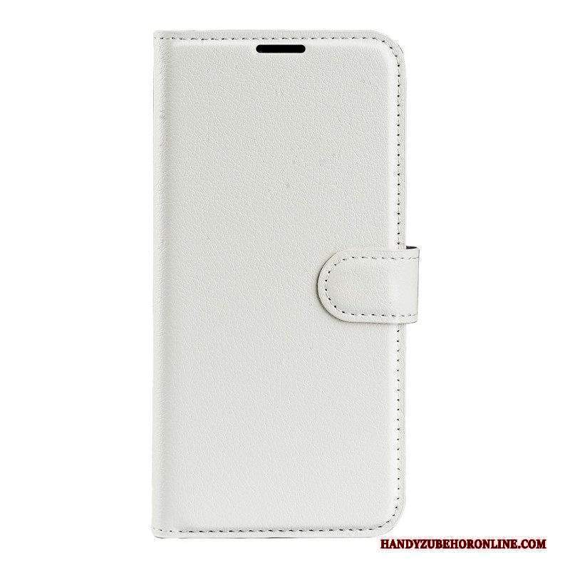 Custodia in pelle Sony Xperia 1 IV Litchi Classico