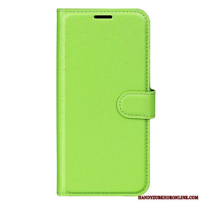 Custodia in pelle Sony Xperia 1 IV Litchi Classico