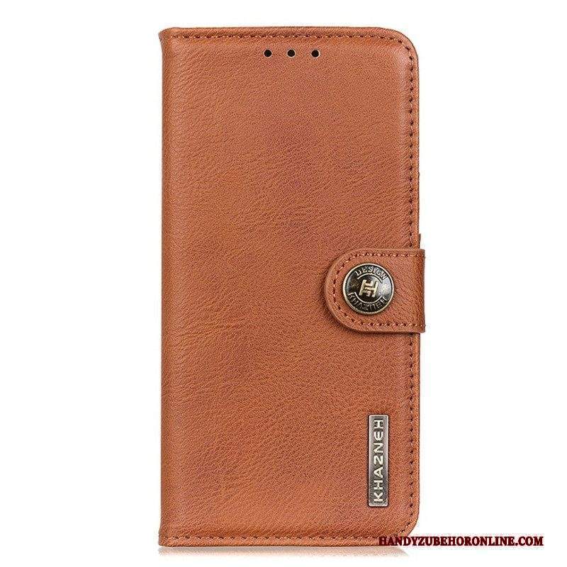 Custodia in pelle Sony Xperia 10 IV Similpelle Khazneh