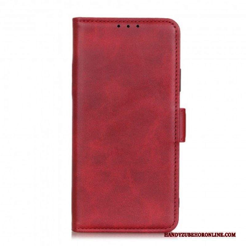 Custodia in pelle Sony Xperia 5 III Folio Cover Doppio Lembo