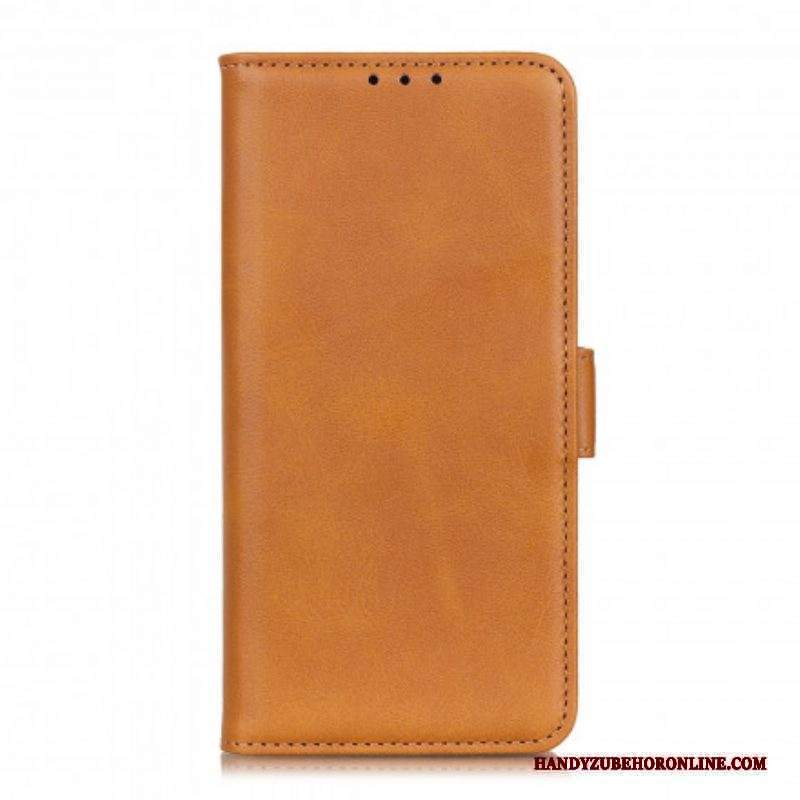 Custodia in pelle Sony Xperia 5 III Folio Cover Doppio Lembo