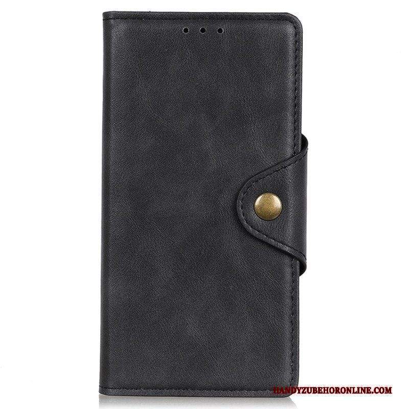 Custodia in pelle Sony Xperia Pro-I Bottone Decorativo In Ecopelle