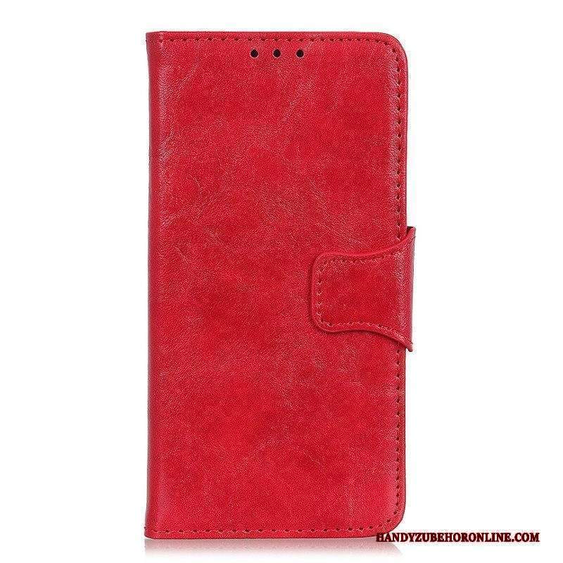 Custodia in pelle Sony Xperia Pro-I Chiusura Reversibile In Pelle Crosta