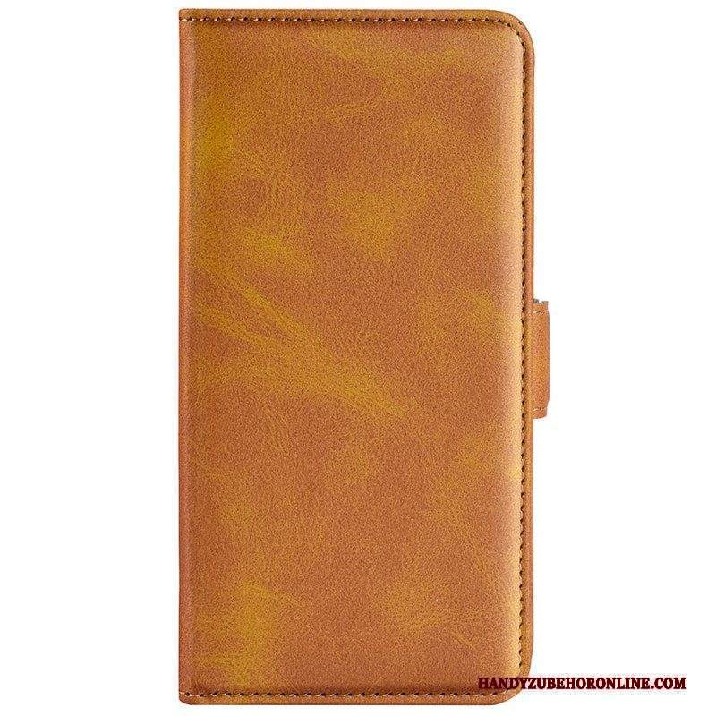 Custodia in pelle Sony Xperia Pro-I Folio Cover Doppia Patta Classica