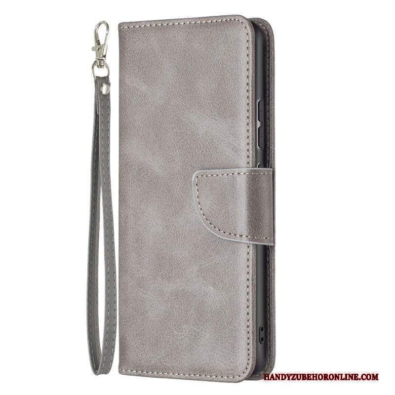 Custodia in pelle Xiaomi 12 / 12X Folio Cover Lembo Liscio Obliquo