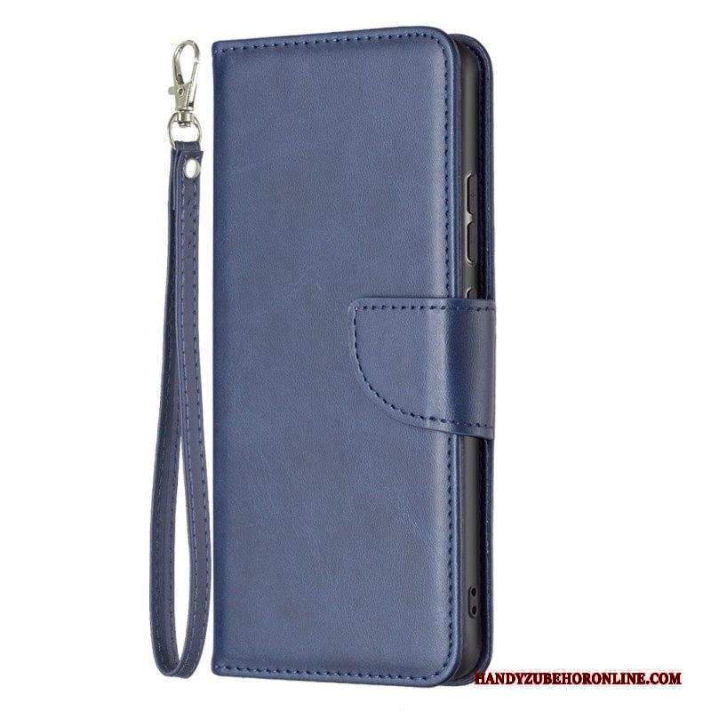 Custodia in pelle Xiaomi 12 / 12X Folio Cover Lembo Liscio Obliquo