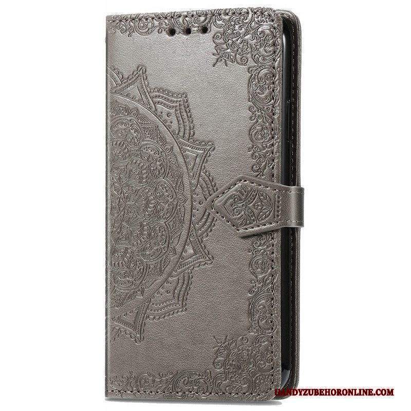 Custodia in pelle Xiaomi 12 / 12X Mandala Medioevo