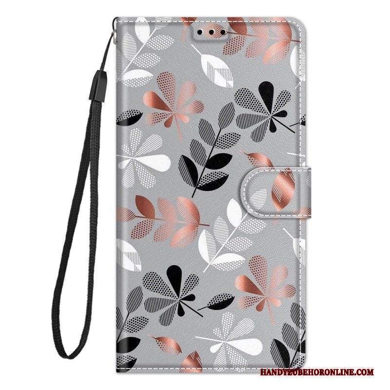 Custodia in pelle Xiaomi 12 / 12X Strappy Floreale