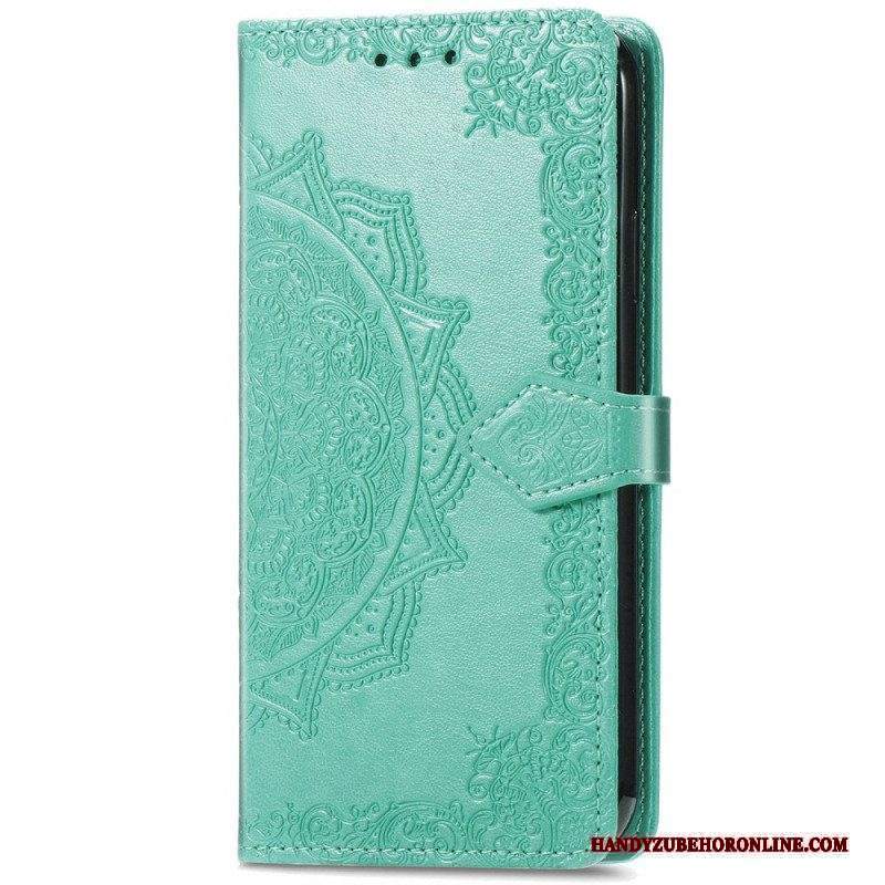 Custodia in pelle Xiaomi 12 Pro Mandala Medioevo