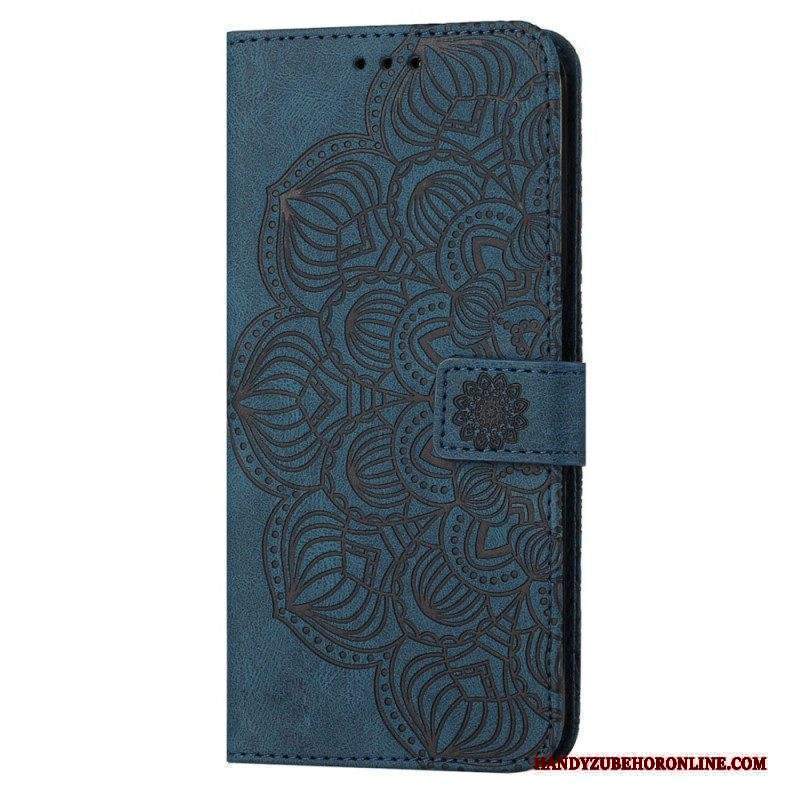 Custodia in pelle Xiaomi 12T / 12T Pro Mandala Barocco Strappy