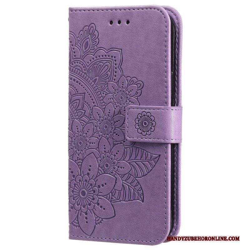 Custodia in pelle Xiaomi 12T / 12T Pro Mandala Strappy