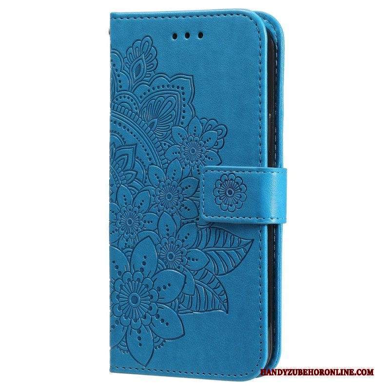 Custodia in pelle Xiaomi 12T / 12T Pro Mandala Strappy